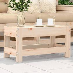 Repose-pied de jardin 62x30x32 cm bois de pin massif