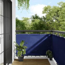 Écran de balcon bleu 90x800 cm 100% polyester oxford