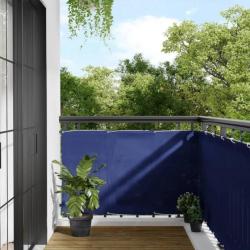 Écran de balcon bleu 90x1000 cm 100% polyester oxford