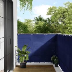 Écran de balcon bleu 120x800 cm 100% polyester oxford