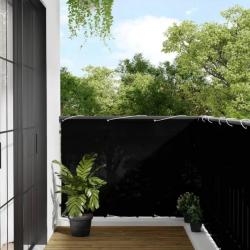 Écran de balcon noir 120x700 cm 100% polyester oxford