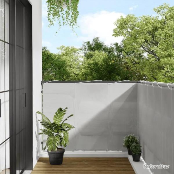 cran de balcon gris clair 120x700 cm 100% polyester oxford