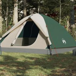 Tente de camping 3 personnes vert imperméable