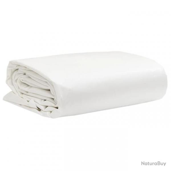 Bche blanc 3x5 m 650 g/m