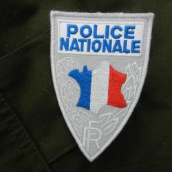 Insigne badge tissu Police Nationale France RF