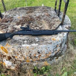 Fusil à pompe verney carron P12 blackcrow 12x76 à rayures non dispersantes