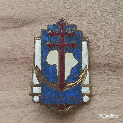 3 eme RAMA 1945 VERNON 1984 VERDUN Artillerie de Marine - Insignes ...
