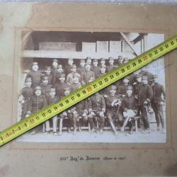 Grande photo 255 ème régiment de réserve. Appel de 1895.À GRÉOULX LES BAINS BASSES ALPES  ww1 14 18