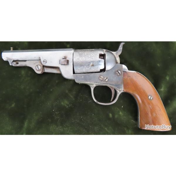 Revolver style Colt pocket  1849 fabrication Belge "Brooklin Bridge"