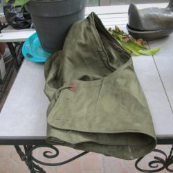 vraie capuche pour veste M43 us ww2 avec etiquette.6/03/1944 (e)