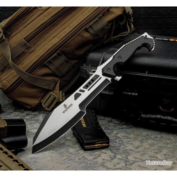 Couteau United Cutlery USMC Covert Ops Machete Reverse Tanto Manche Pakkawood Etui Nylon UC3541