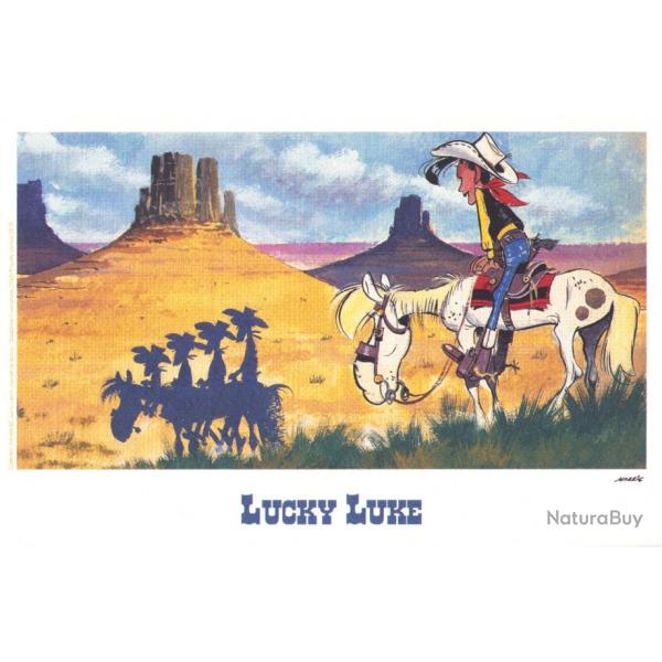 LUCKY LUKE et les Daltons  monument Valley USA COLT STETSON et Jolly Jumper WESTERN cow boy lgende
