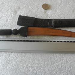 antique poignard couteau africain lame en cuivre
