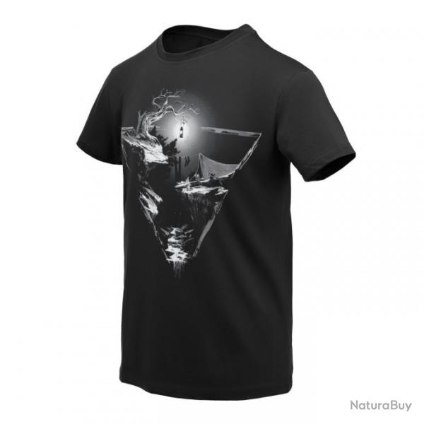 t shirt valle de la nuit Black