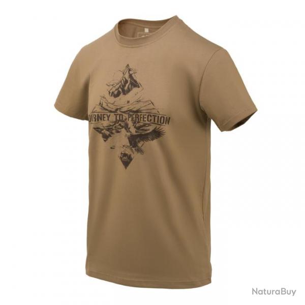 t shirt ruisseau de montagne U.S.Brown