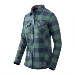 chemise femme souci MossGreenCheckered
