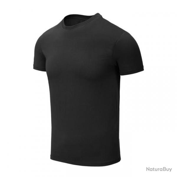 t shirt slim en coton biologique Black