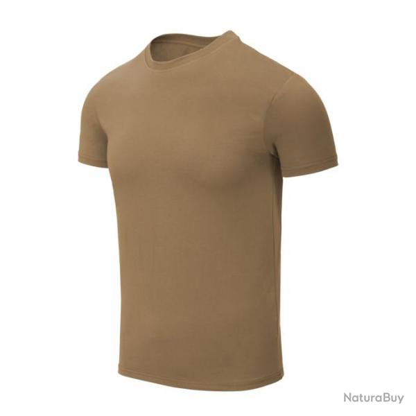 t shirt slim en coton biologique U.S.Brown