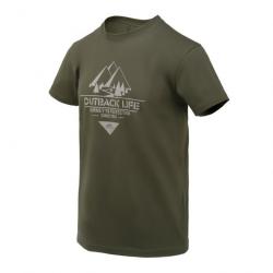 t-shirt (la vie dans l'outback) L TaigaGreen