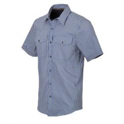 chemise à manches courtes à port dissimulé RoyalBlueCheckered