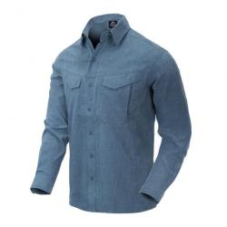 Defender mk2 gentleman shirt® mélange noir MelangeLightBlue