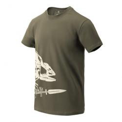 t-shirt (squelette complet du corps) OliveGreen 2XL