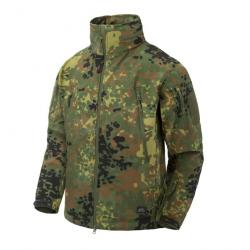 veste de gunfighter coupe vent en peau de requin Flecktarn