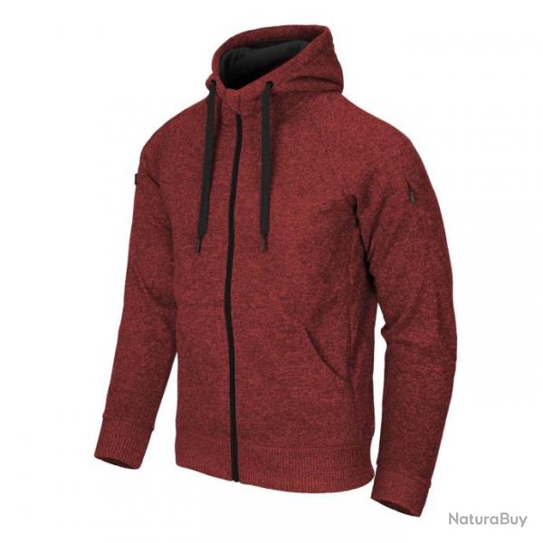 sweat  capuche tactique secret fullzip  MelangeRed