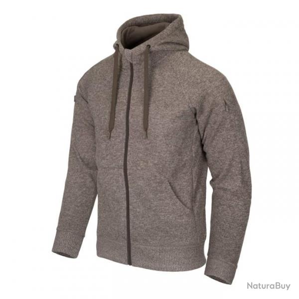 sweat  capuche tactique secret fullzip  MelangeLightTan