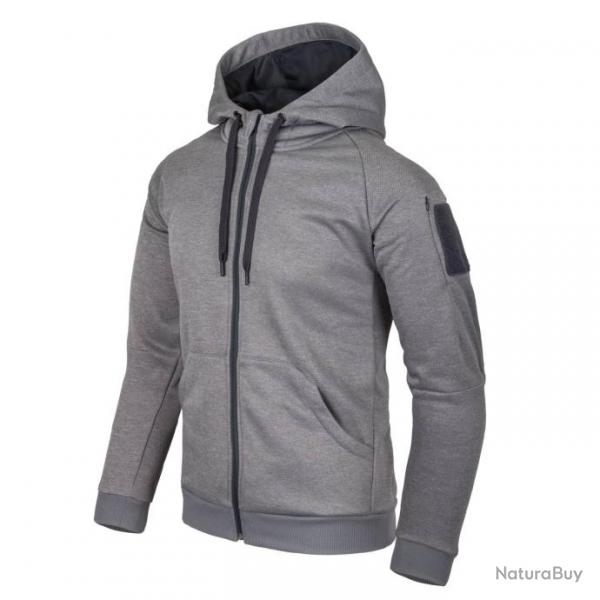 sweat  capuche tactique urbain fullzip  MelangeGrey