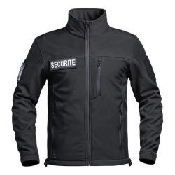 Veste softshell Sécu One flap sécurité noir