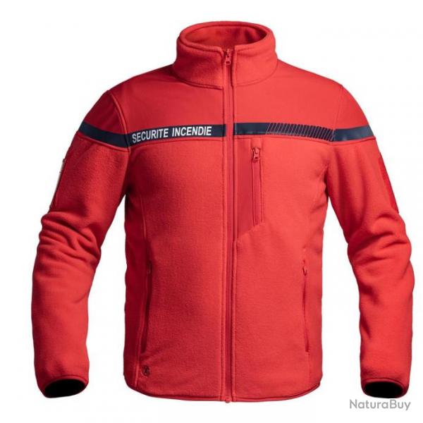 Veste polaire Scu One scurit incendie rouge