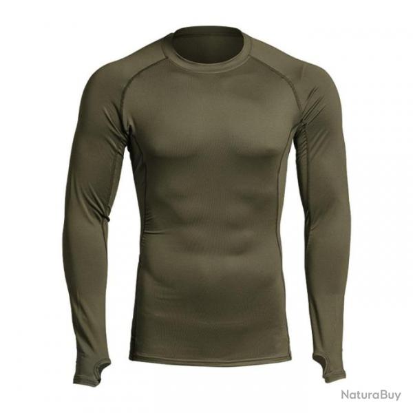 Maillot Thermo Performer 10degC  20degC vert olive