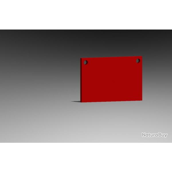 Gong Rectangle Rouge Ramor 500 - 9,20 mm L200 mm x L300 mm