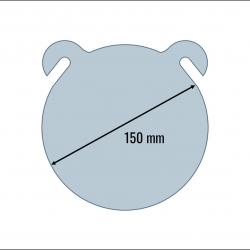 Gong Disque Oreille Ouverte Rouge Ramor 500 - 9,20 mm 150 mm