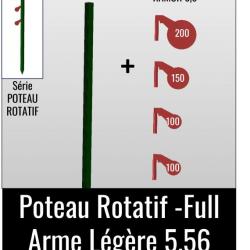 Kit Poteau Rotatif -Full - Arme Légère 5.56