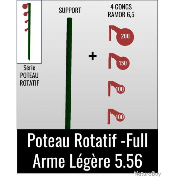 Kit Poteau Rotatif -Full - Arme Lgre 5.56