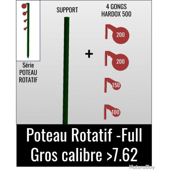 Kit Poteau Rotatif -Full - Gros Calibre