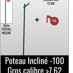 Kit Poteau Incliné 100 - Gros Calibre