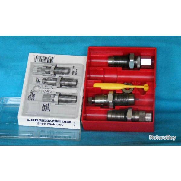 LEE RELOADING DIES - 3 OUTILS - 9MM MAKAROV