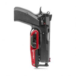 CR Speed Ultra Holster, ROUGE, Version main : Main droite, Modèle de pistolet : CZ 75 SP-01 Shadow