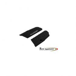 TONI SYSTEM GTVL Long Grips - Large Frame for Tanfoglio Stock II/III - Vibram Grip, Color: Black