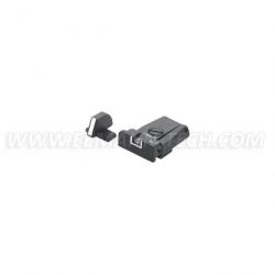 LPA SPR96BE18 Adjustable Sight Set for Beretta Stock and Brigadier with dovetail front sight