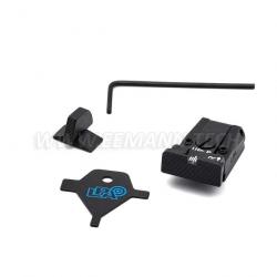 LPA SPR70P707 Adjustable Sight Set for H&K P7