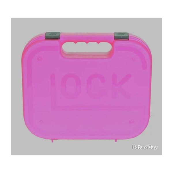 malette de transport pour arme de poing G-lock rose