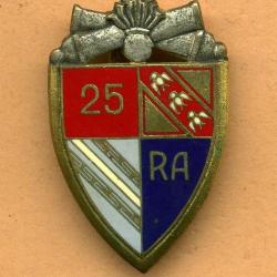 Insigne 25° RA - 25° Régiment d'Artillerie