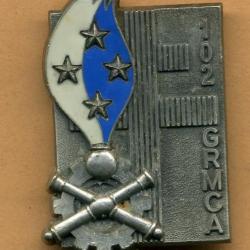 Insigne 102° GRMCA  -  102° Groupe de Réparation du Matériel de Corps d'Armée