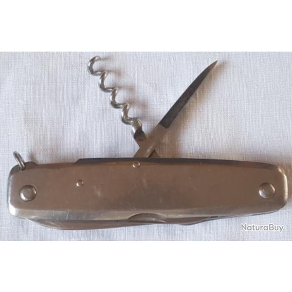 Couteau de poche 6 pices NOGENT ancien d'aprs Louis Andr (LA/genre Eloi Pernet) E.PASQUET, INOX