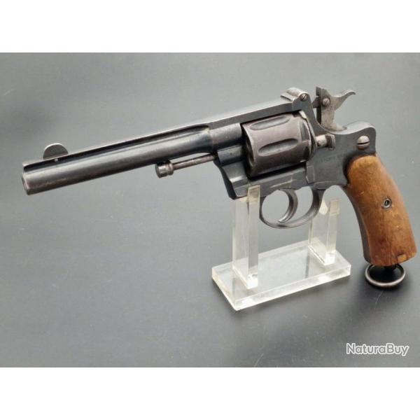 REVOLVER NAGANT ARMEE MEXICAINE MODELE 1893 par HENRI PIEPER Calibre 8mm Pieper - 32WCF BREVET NAGAN