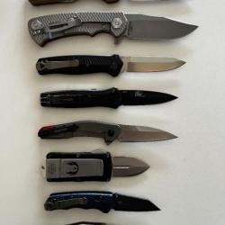 vente groupée clone  benchmade, Microtech, Hinderer